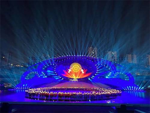 韵动八桂！欧玛灯光亮相广西第十五届运动会开幕式