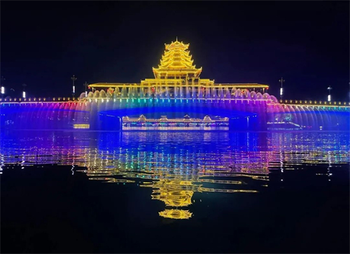 励丰助力和平湖夜游，铸造芷江旅游新名片
