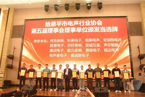 2023中国（恩平）国际演艺装备展览会招待会暨电声协会第五届理（监）事就职典礼圆满举办！