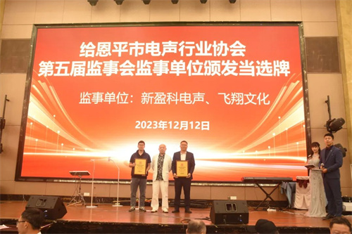 2023中国（恩平）国际演艺装备展览会招待会暨电声协会第五届理（监）事就职典礼圆满举办！