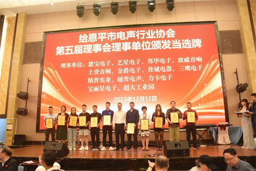 2023中国（恩平）国际演艺装备展览会招待会暨电声协会第五届理（监）事就职典礼圆满举办！