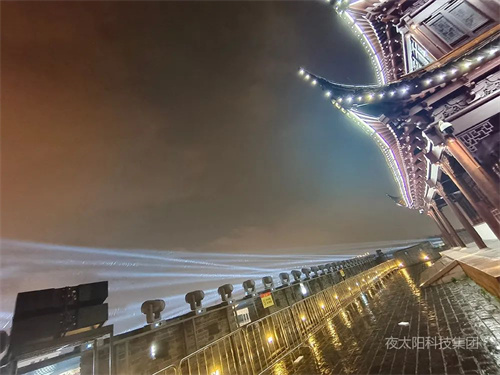 夜太阳助力苏州古城楼灯光秀燃爆全城