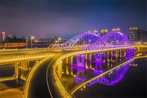 夜太阳助力南京桥变“星”桥，沈阳夜景再升级！