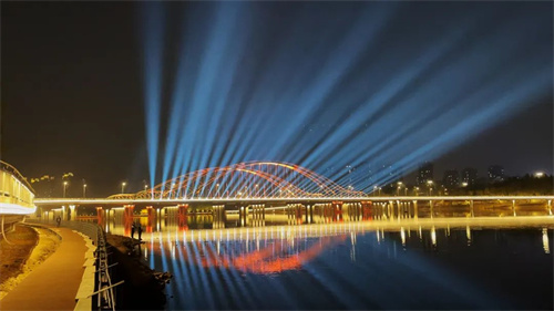 夜太阳助力南京桥变“星”桥，沈阳夜景再升级！