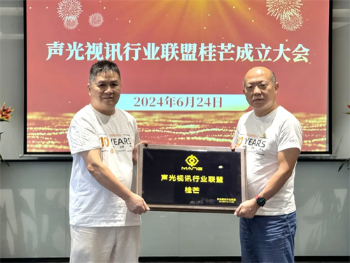 热烈祝贺声光视讯行业联盟桂芒成立大会圆满举办！