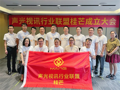 热烈祝贺声光视讯行业联盟桂芒成立大会圆满举办！