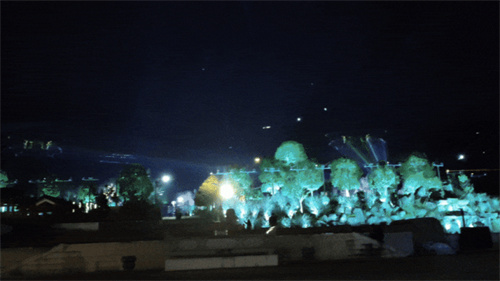 夜太阳助力福建东狮山风景区呈现沉浸式光影盛宴!