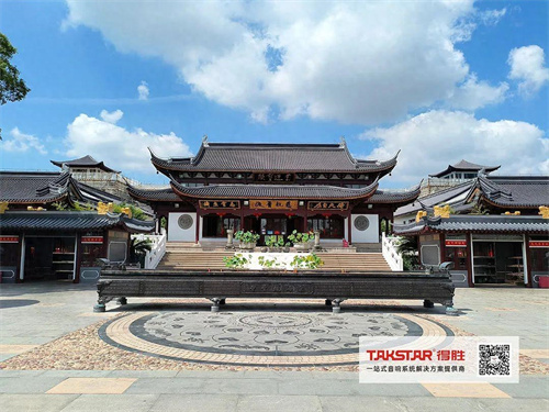 上海东海观音寺装备得胜IP广播系统