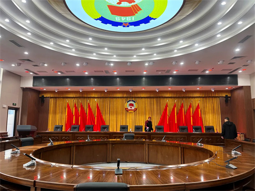 夜太阳助力太原市政协报告厅，嵌入式灯光彰显现代科技与庄重 